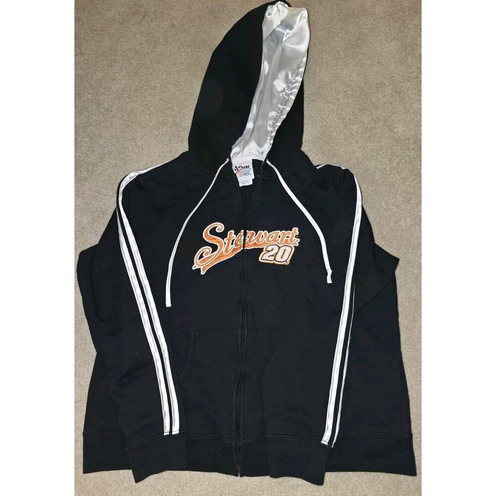 Chase Authentic Womens Size Large Tony Stewart Home Depot Zip Up Hoodie Y2K